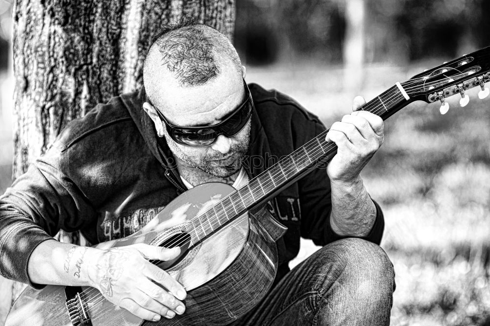 Similar – man in sunglasses Garden