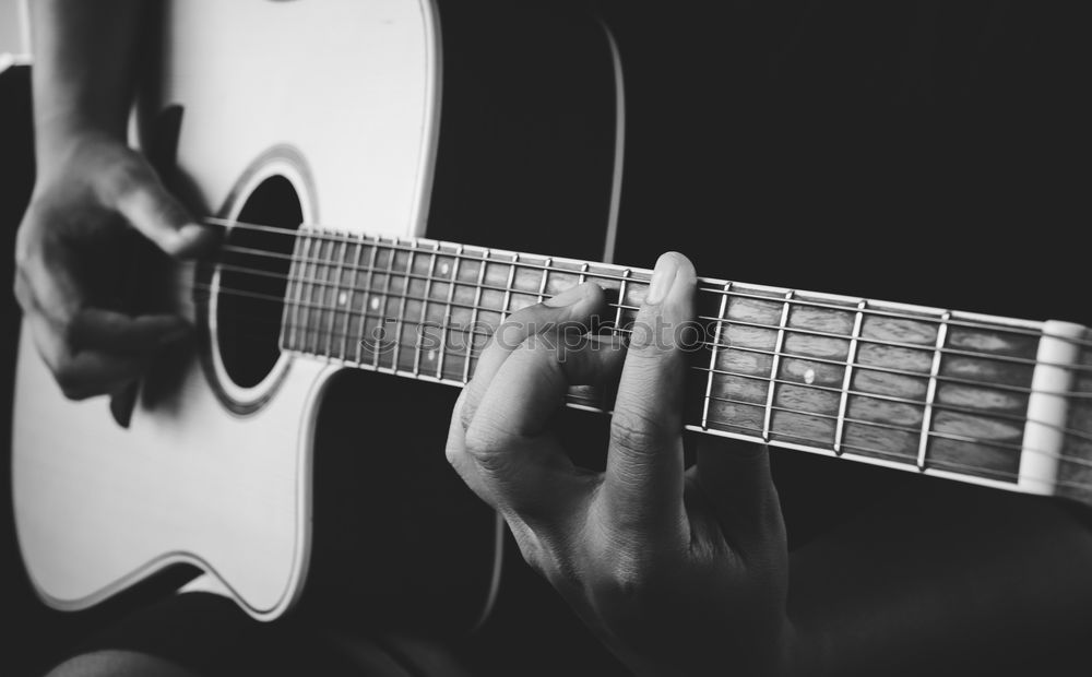 Similar – Hand mit Ukulele im Wald