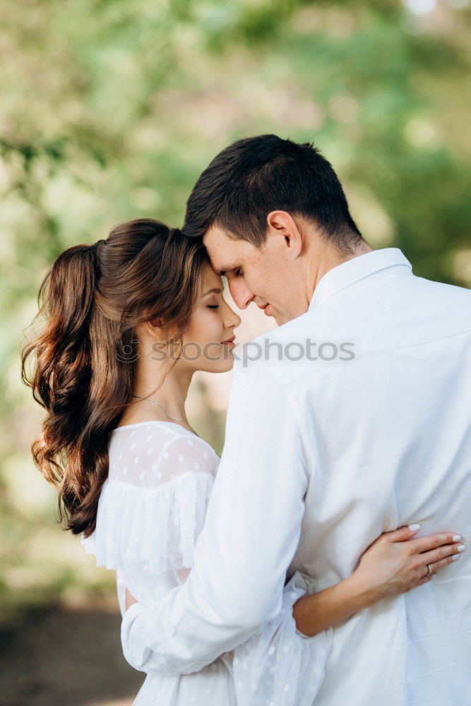 Similar – Image, Stock Photo intimacy between loving couple