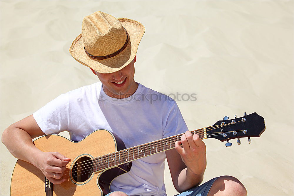 Similar – Image, Stock Photo the guitar and the sea