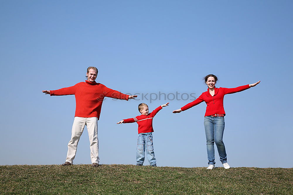 Similar – Family in action Tarifa