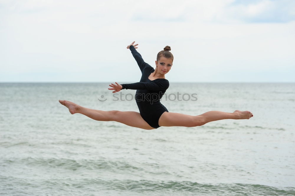 Similar – Image, Stock Photo Jump into the cool water