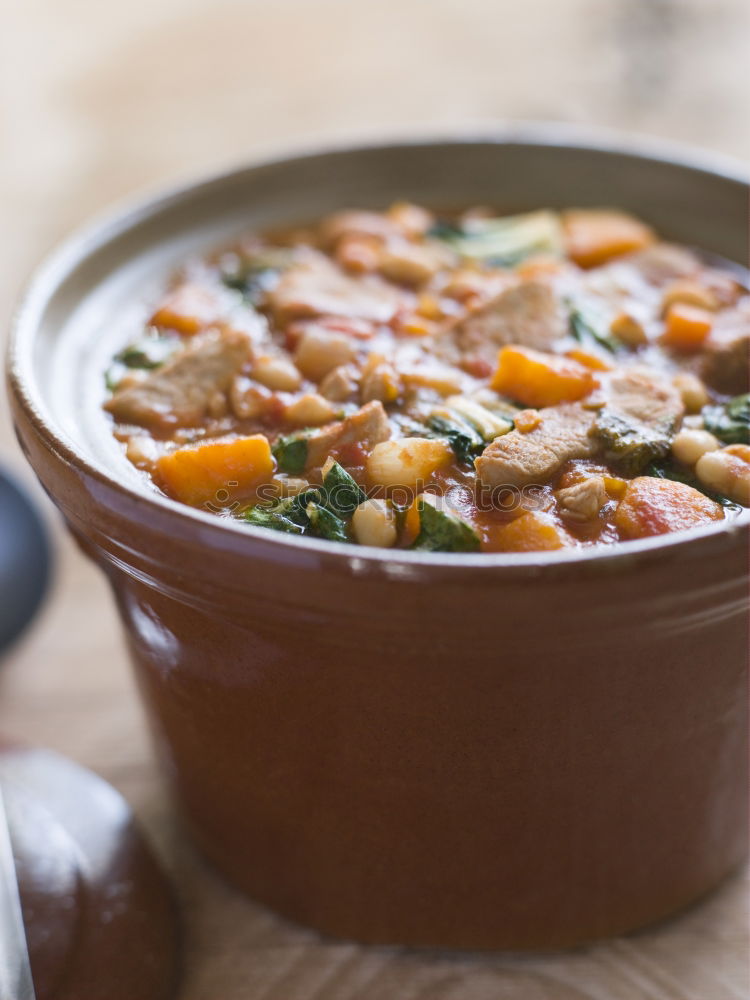 Similar – Image, Stock Photo Cooked legumes and vegetables in a bowl