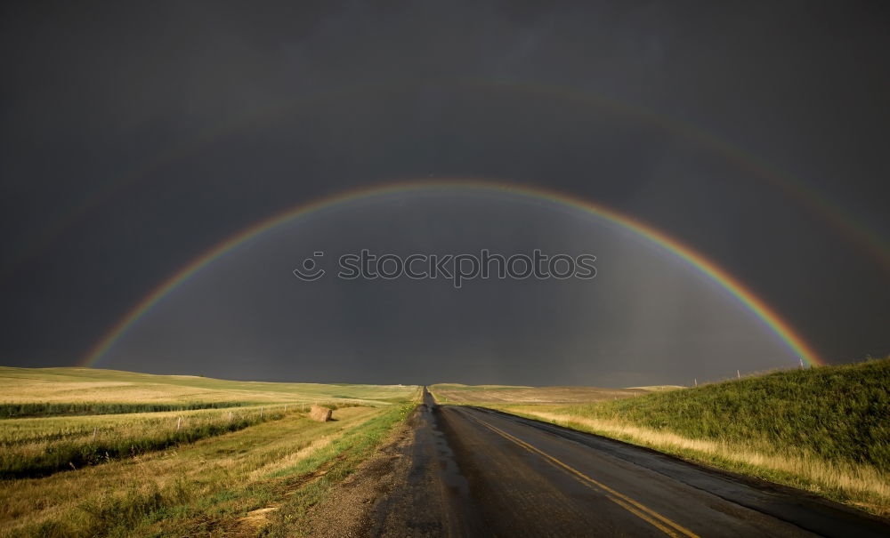 Similar – Image, Stock Photo A double rainbow Nature