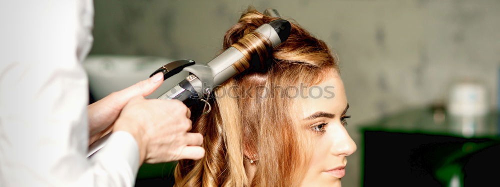 Similar – Image, Stock Photo hair stylist hairdresser