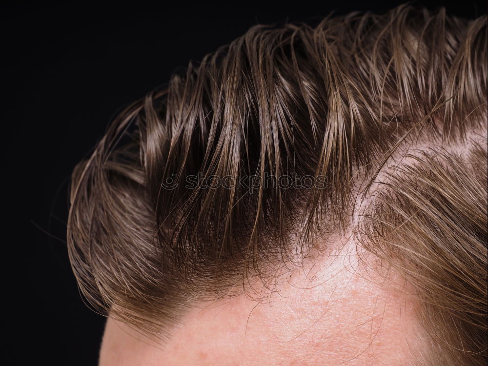 Image, Stock Photo men’s quiff Lifestyle