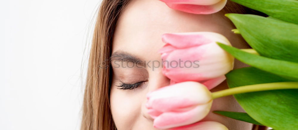 Similar – Image, Stock Photo Through the flower