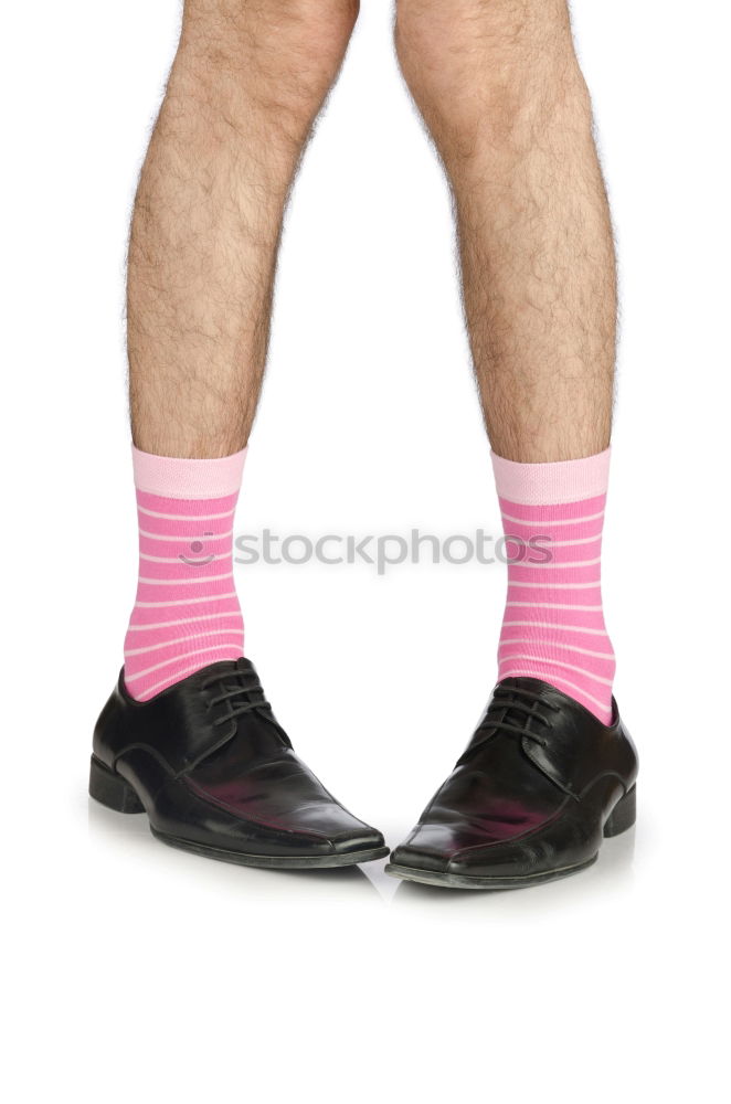 Image, Stock Photo Cold bath Man Stockings