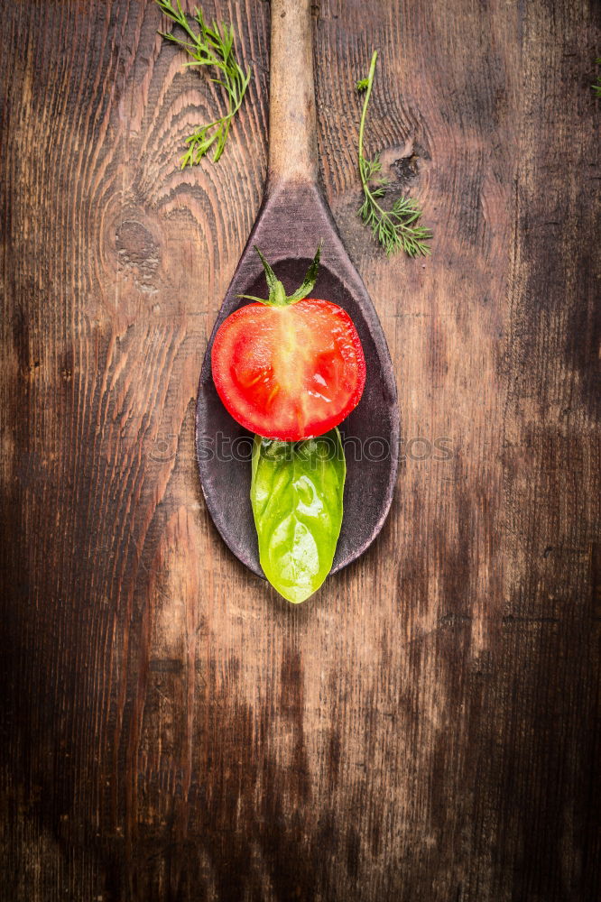 Similar – Multicolored peppers on wood