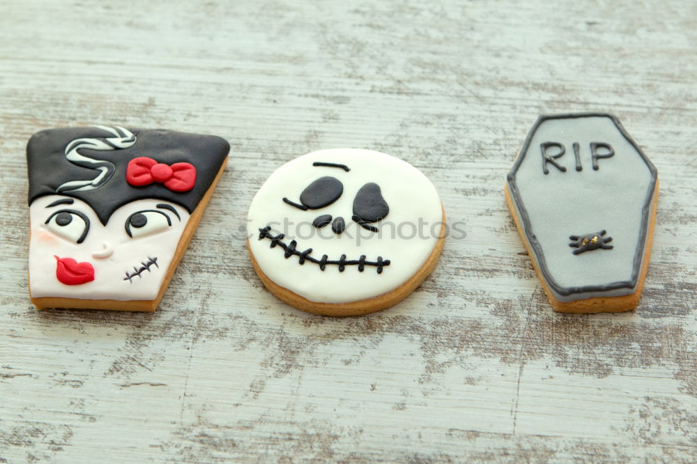 Similar – Halloween cookies with different shapes