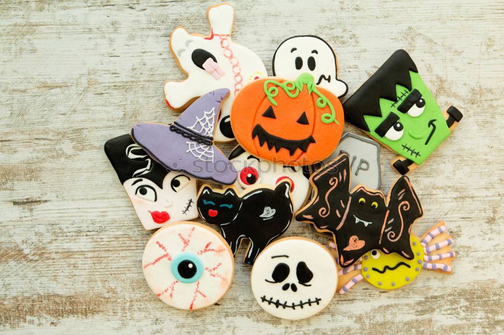 Similar – Close up of Halloween Food Decoration