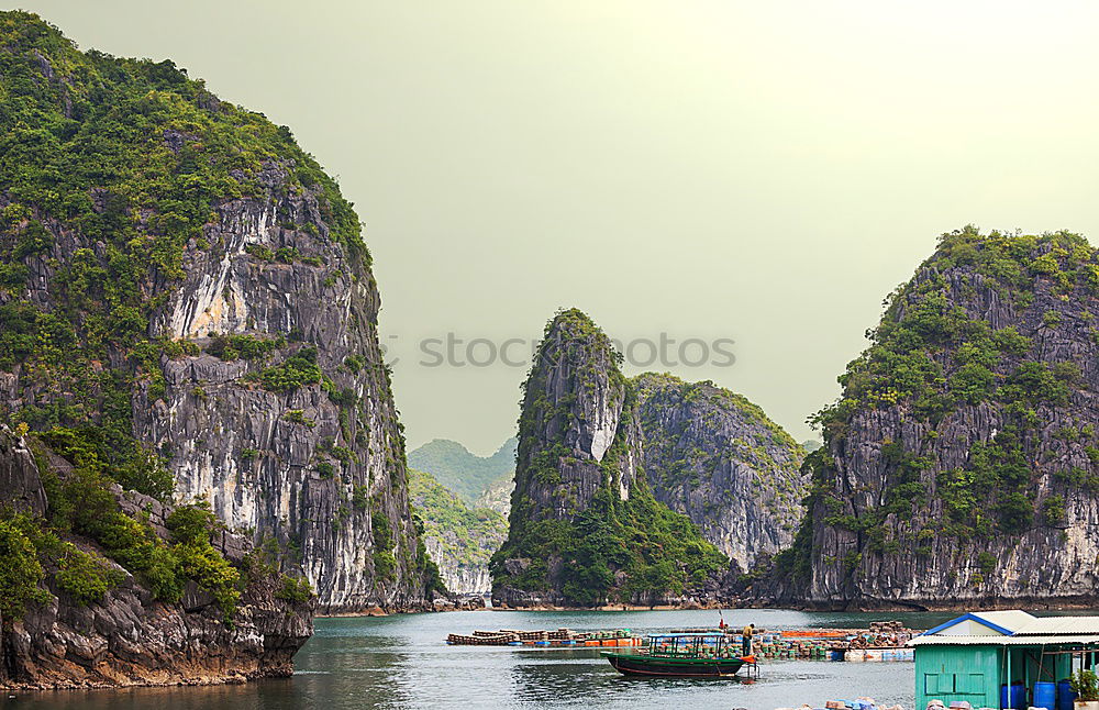 Similar – Picturesque sea landscape. Ha Long Bay, Vietnam