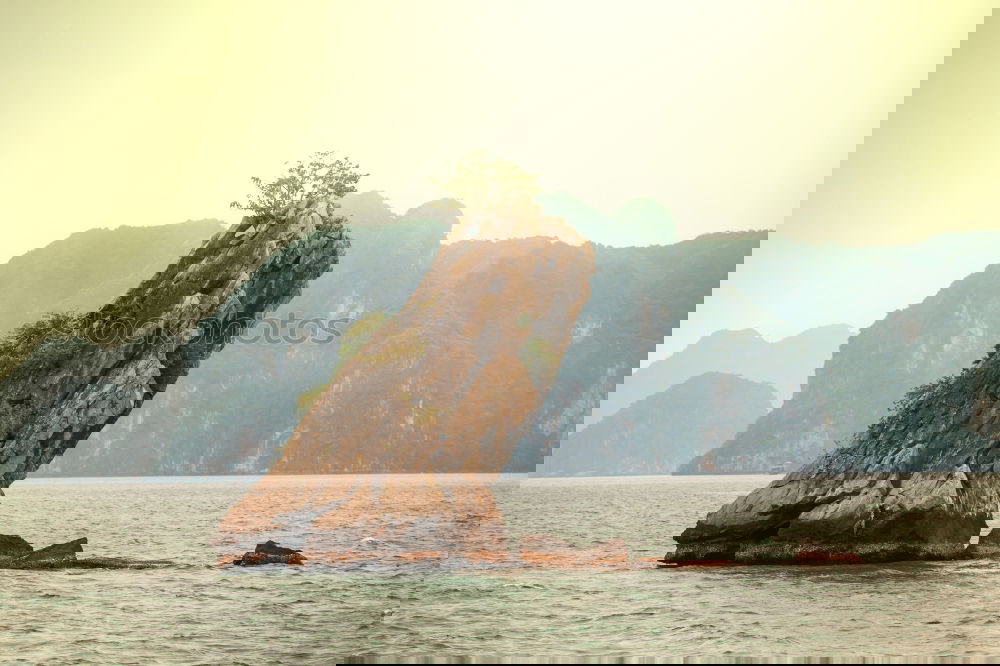 Similar – Image, Stock Photo James Bond Rock Krabi