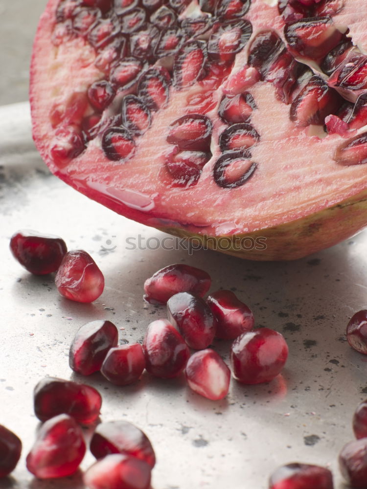 Similar – Image, Stock Photo Red grapes on an old wooden table close up