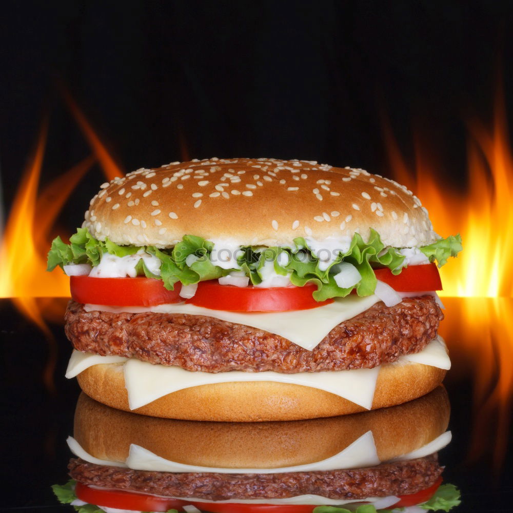 Similar – Image, Stock Photo burgers Food Vegetable