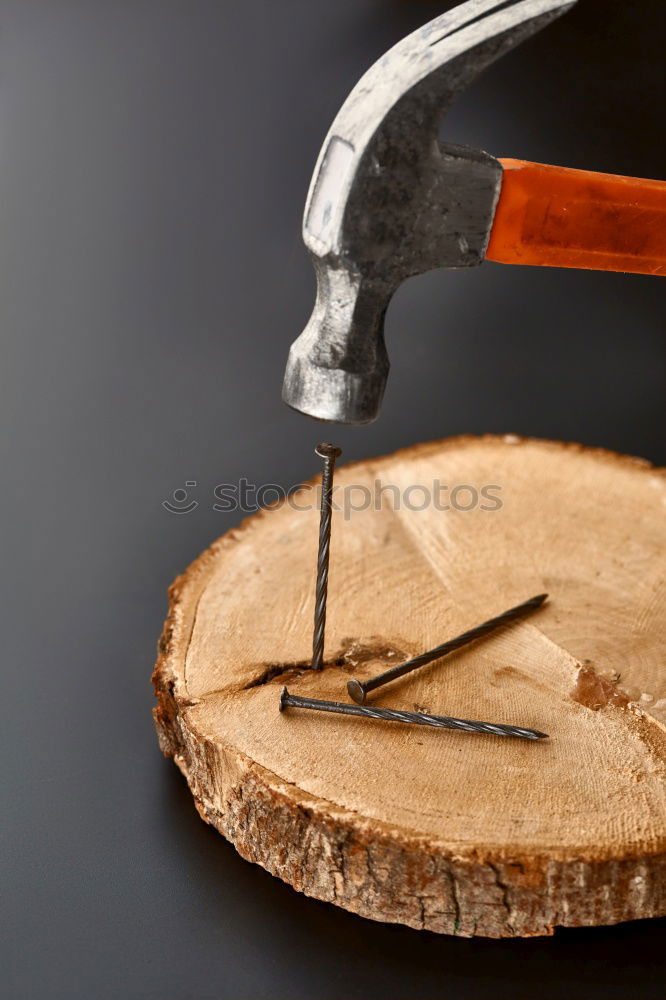 Similar – Image, Stock Photo Workpiece and pencil on a saw