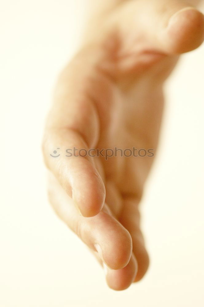 Similar – Image, Stock Photo found Hand Red Yellow