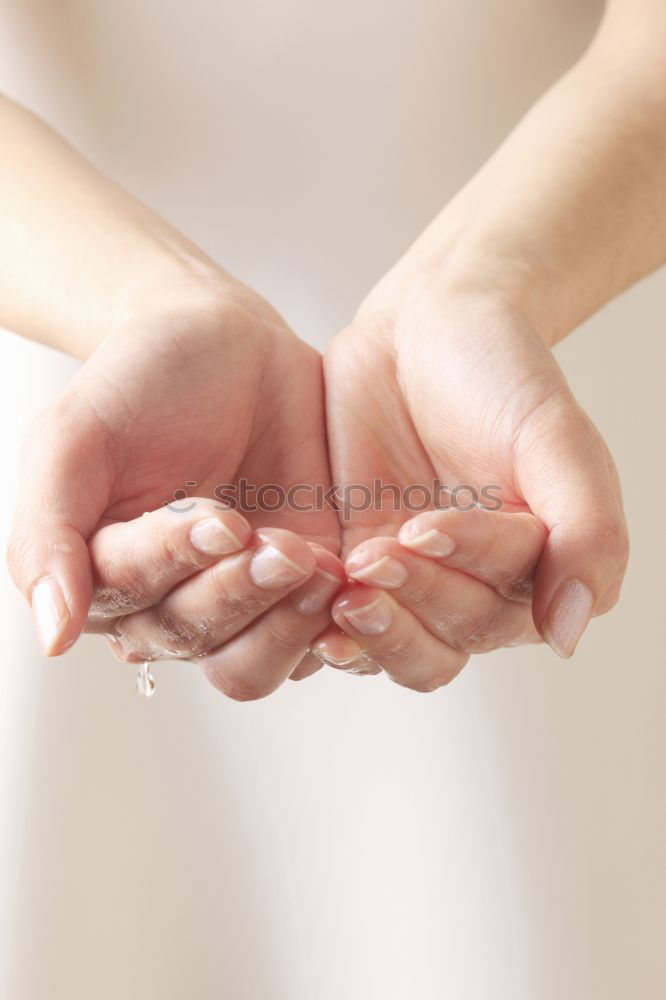 Similar – Image, Stock Photo Bridesmaid helping bride for the wedding day