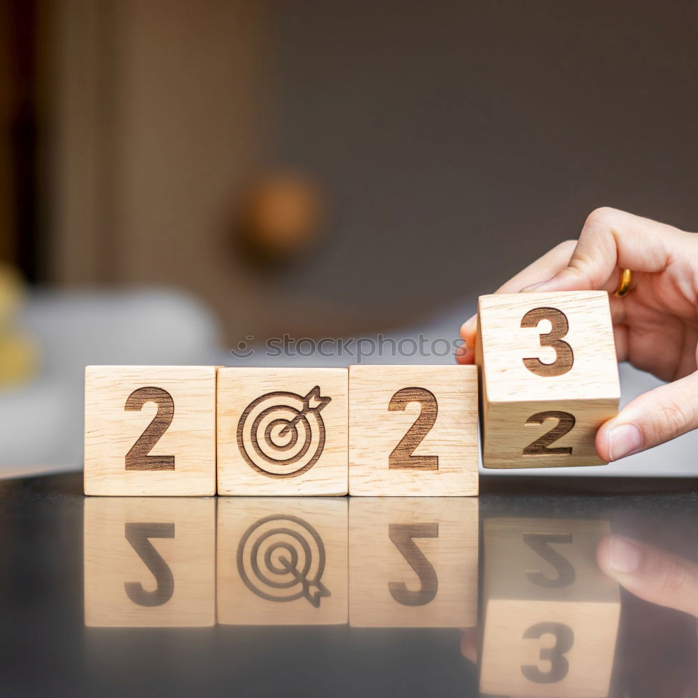 Similar – Image, Stock Photo Toddler with building blocks