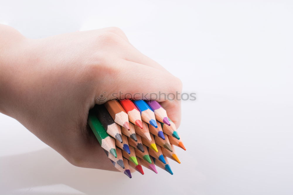 Similar – Image, Stock Photo coloured knitting hooks