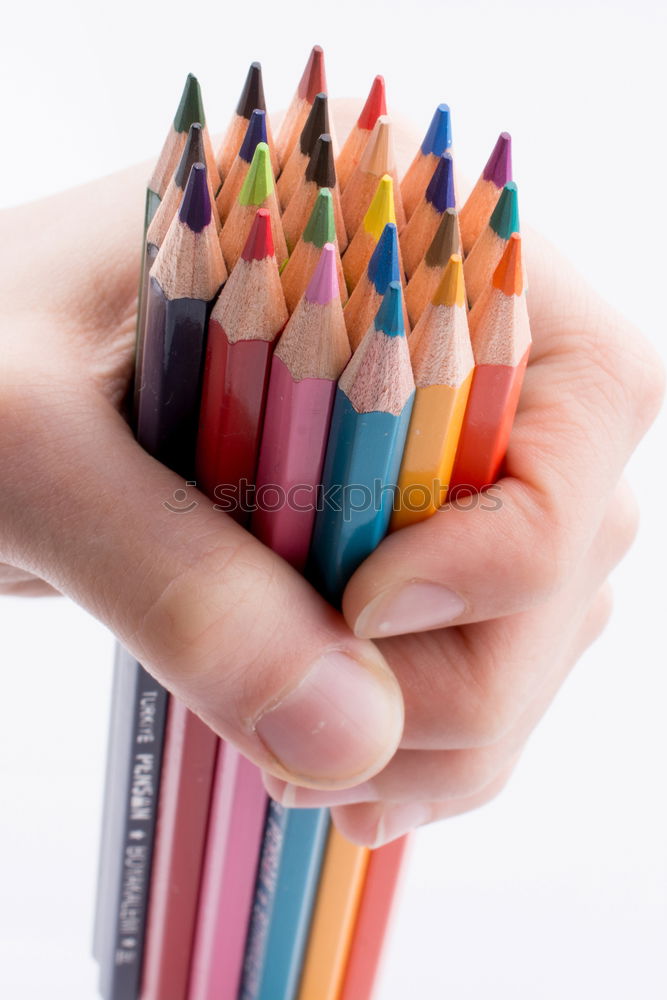 Similar – Image, Stock Photo coloured knitting hooks