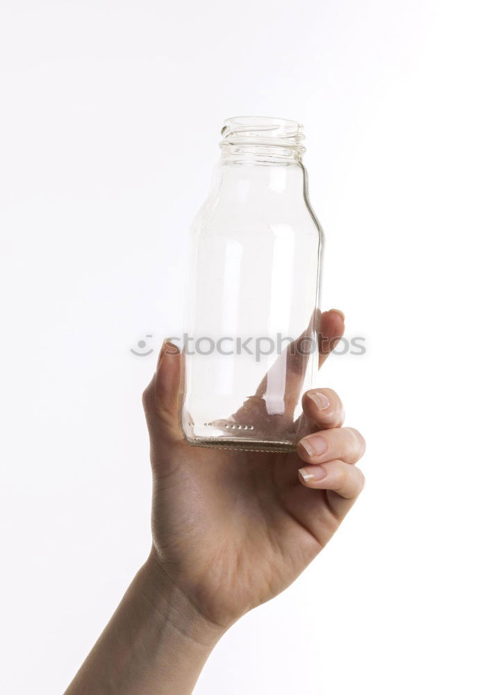 Similar – Boy holding vase with water near face