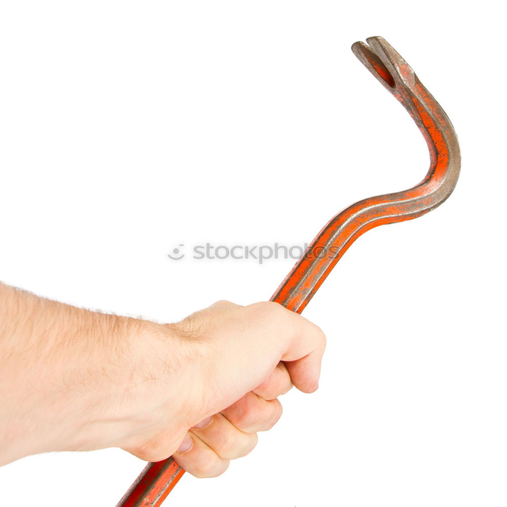 Similar – Sickle and hammer are held up