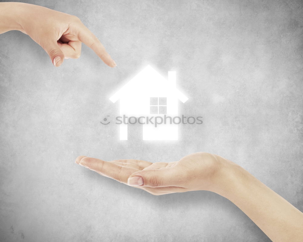 Similar – Image, Stock Photo I build a house