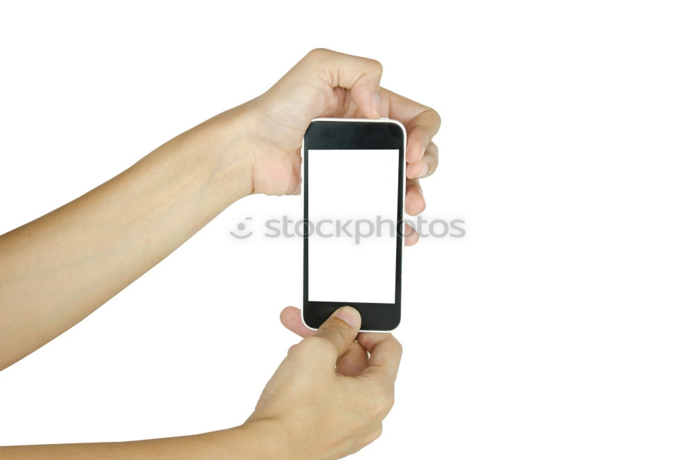 Similar – Hand with mobile phone