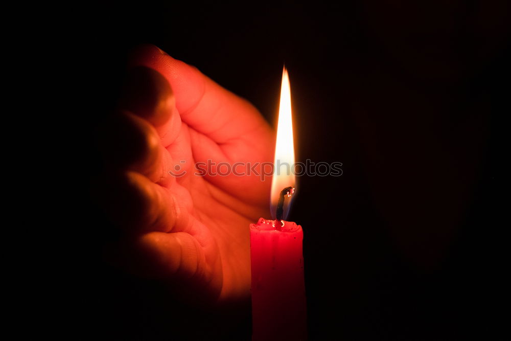 Similar – Image, Stock Photo Red candle Candle Things