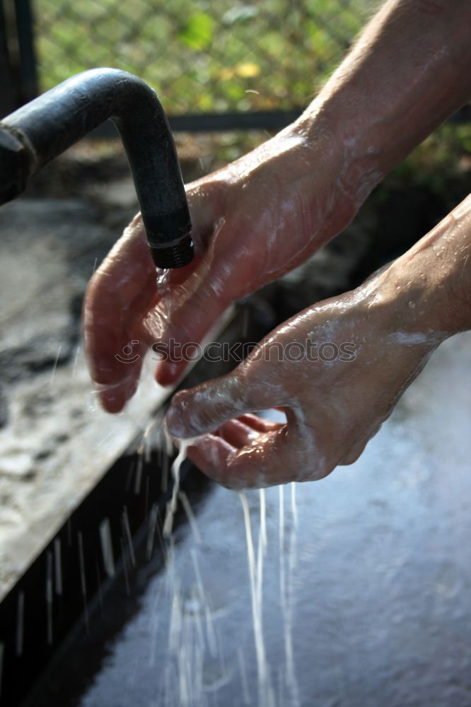 Similar – Image, Stock Photo Blacksmith forges iron on anvil