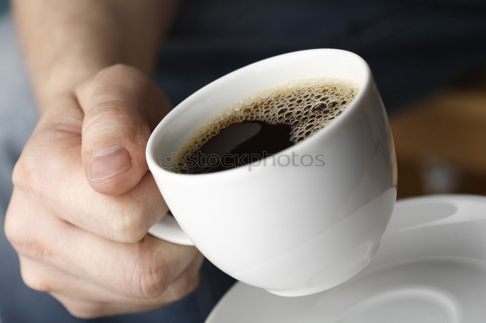 Similar – Image, Stock Photo extra Coffee Cup Fingers