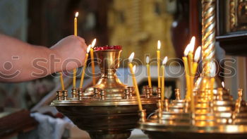 Image, Stock Photo happy torchbearer Girl