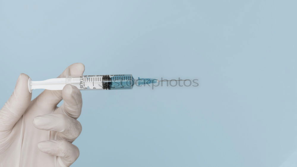 Similar – Medical syringe isolated over white background, injection]