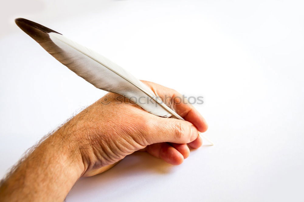 Similar – Image, Stock Photo Hand of a woman holding a cucumber