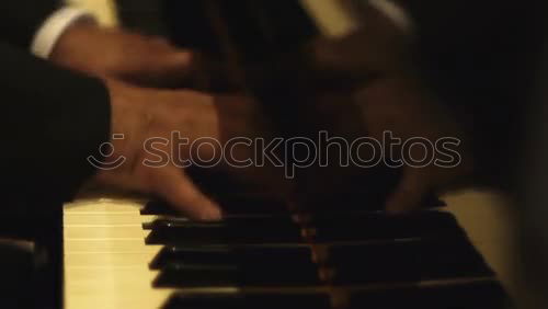 Similar – Image, Stock Photo old piano with a lot of white keys and black ones in the spaces in between