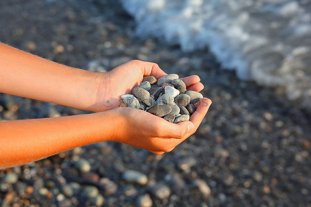 Image, Stock Photo stone collection Life