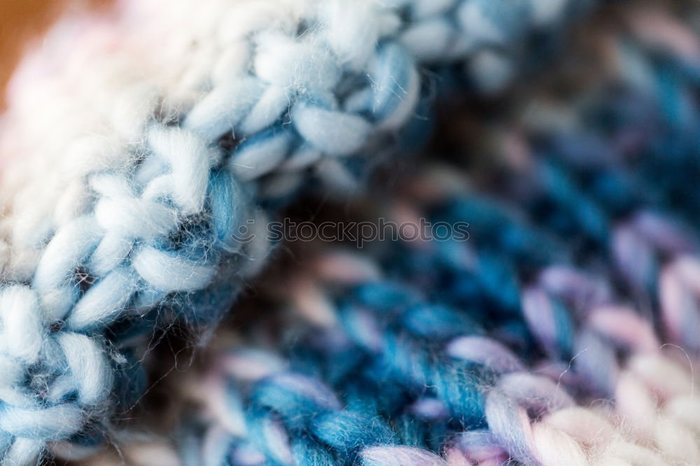 Similar – Image, Stock Photo Round warm knitted scarf