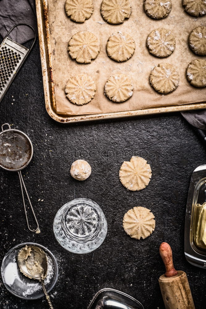 Similar – Image, Stock Photo Baking Christmas cookies at home