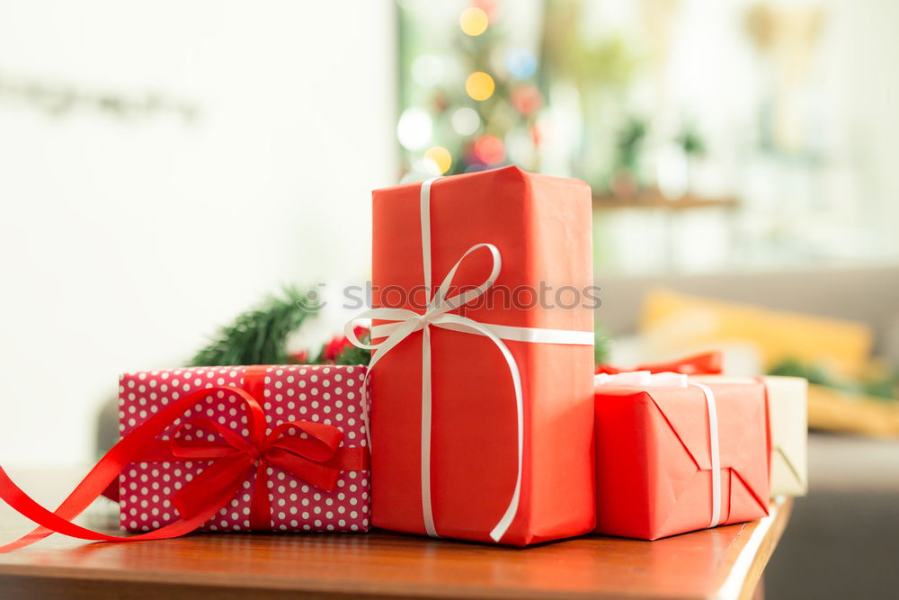 Similar – Image, Stock Photo Flat lay of Christmas ornaments