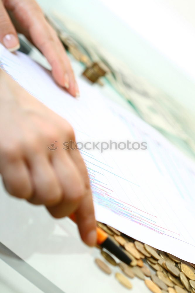 Similar – Image, Stock Photo Pensioner hand holds glasses