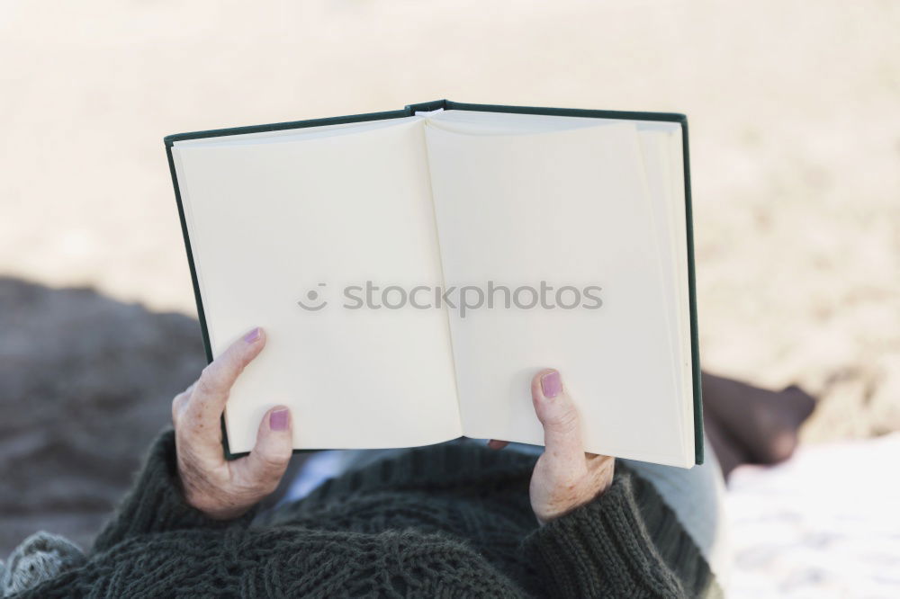 Similar – Image, Stock Photo read Winter Education