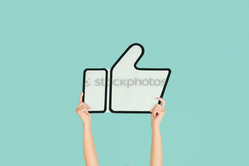 Similar – Image, Stock Photo Thumbs up Style Design