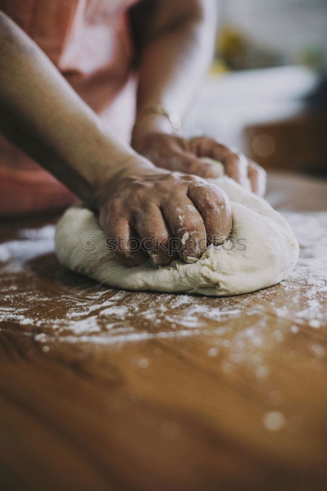 Similar – Image, Stock Photo roll out the dough Food