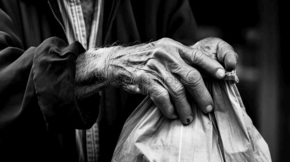 Similar – Image, Stock Photo smoke. Grandmother