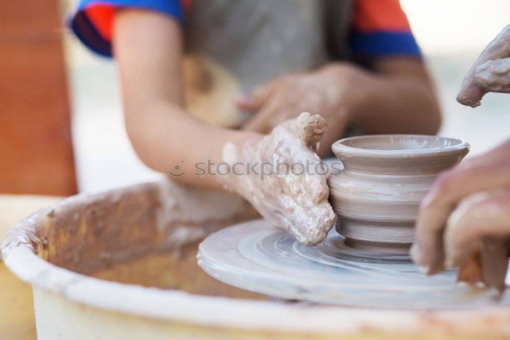 Similar – Potter working with clay