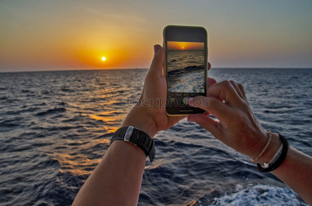 Similar – Image, Stock Photo Catch the sun Take a photo