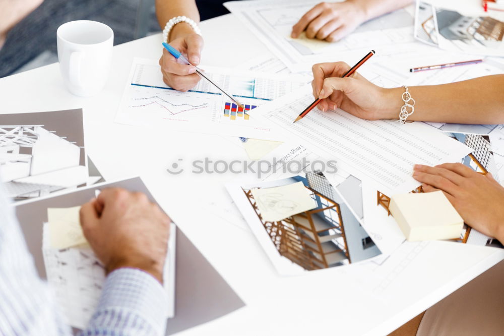 Similar – Image, Stock Photo Architecture, engineering plans and drawing equipment