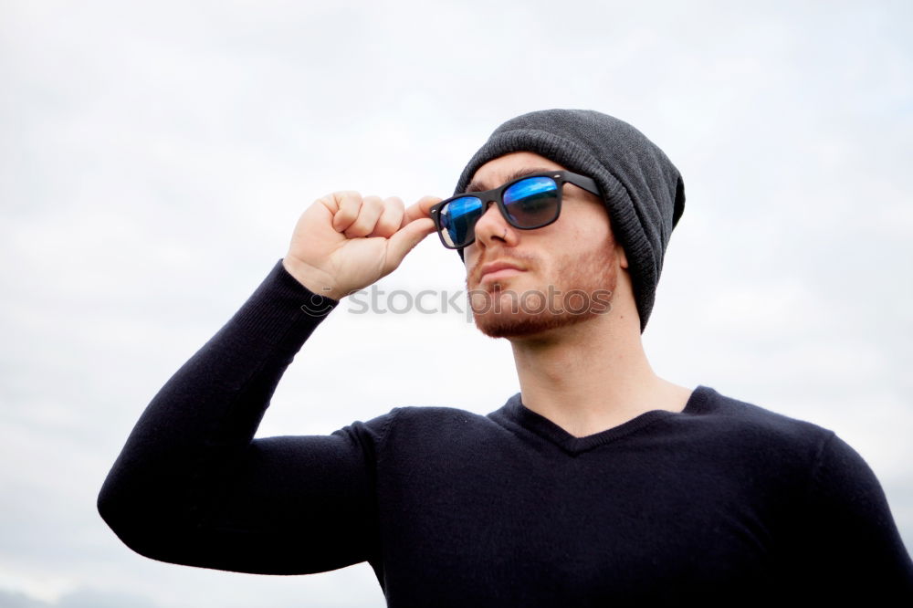 Similar – Cheerful man in sunglasses