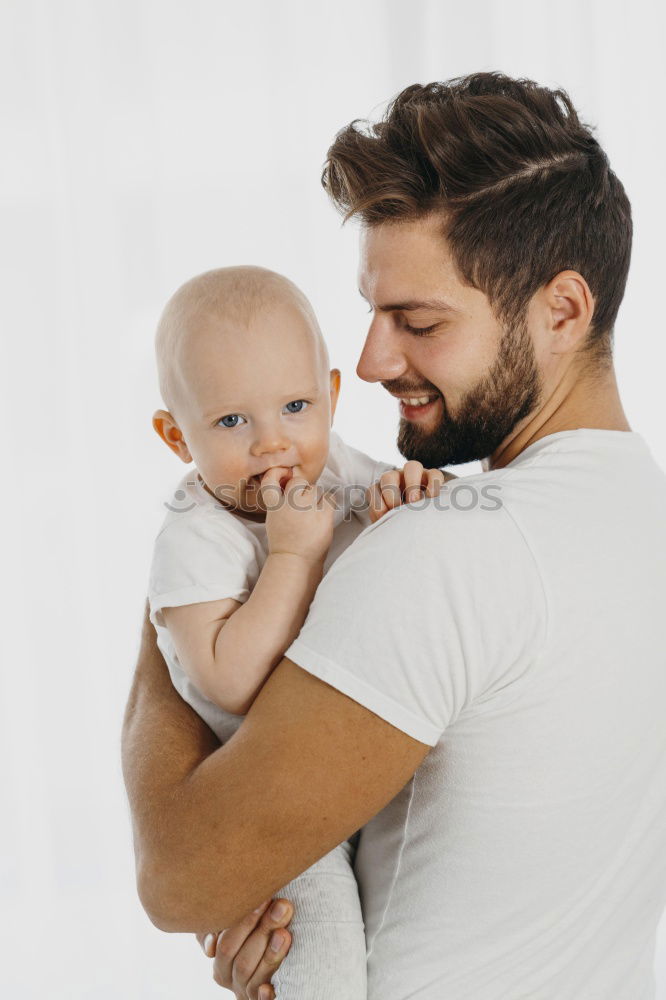 Similar – Happy Father and baby Have Fun.